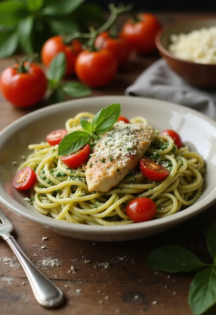 28 Quick Chicken Breast Recipes That Are Easy & Flavorful 8 28 Quick Chicken Breast Recipes That Are Easy & Flavorful - 7. Pesto Chicken Pasta