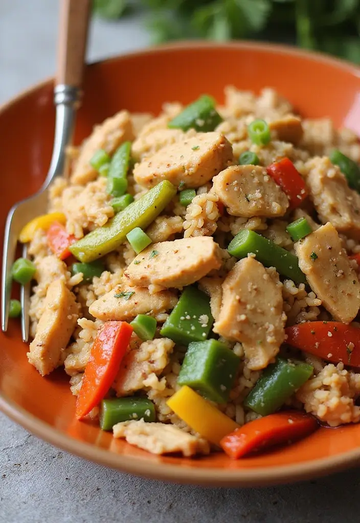 28 Shredded Chicken and Rice Recipes That Are Cozy & Quick - 23. Shredded Chicken and Rice Stir Fry