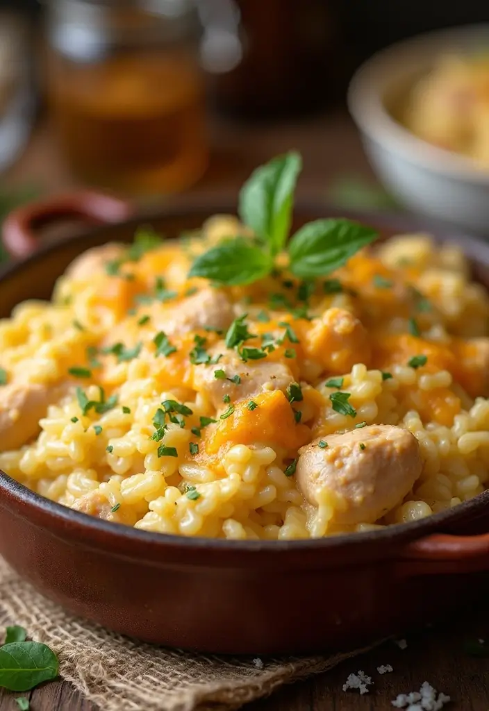 28 Shredded Chicken and Rice Recipes That Are Cozy & Quick - 3. Creamy Chicken and Rice Casserole