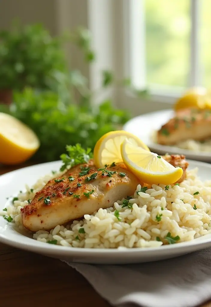 28 Shredded Chicken and Rice Recipes That Are Cozy & Quick - 5. Lemon Herb Chicken and Rice