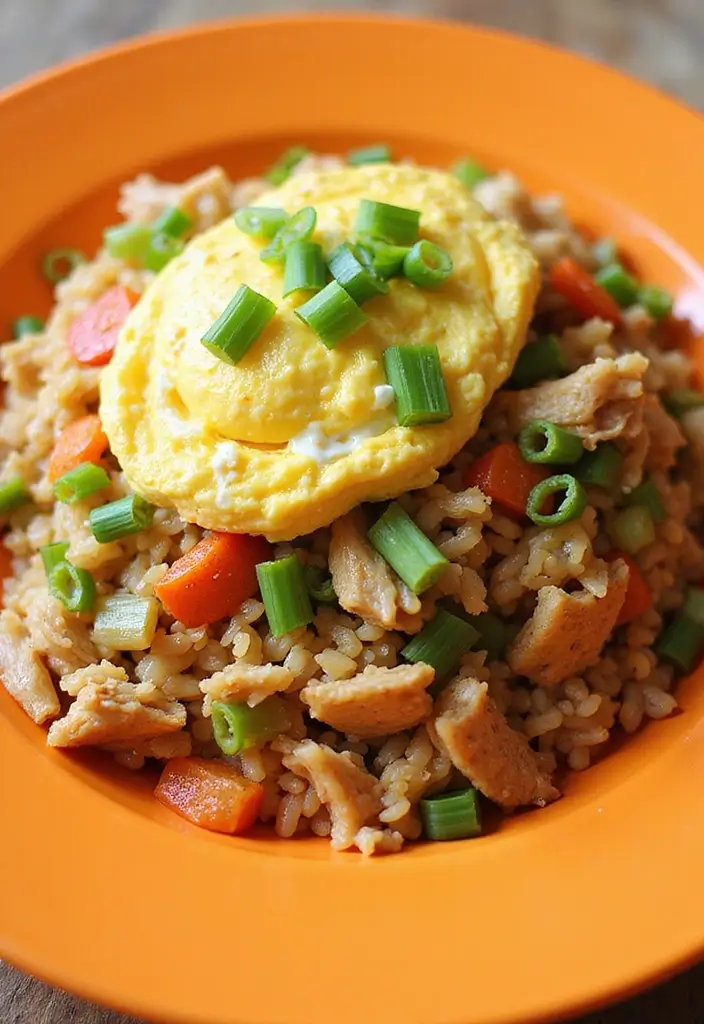 28 Shredded Chicken and Rice Recipes That Are Cozy & Quick - 9. Shredded Chicken Fried Rice