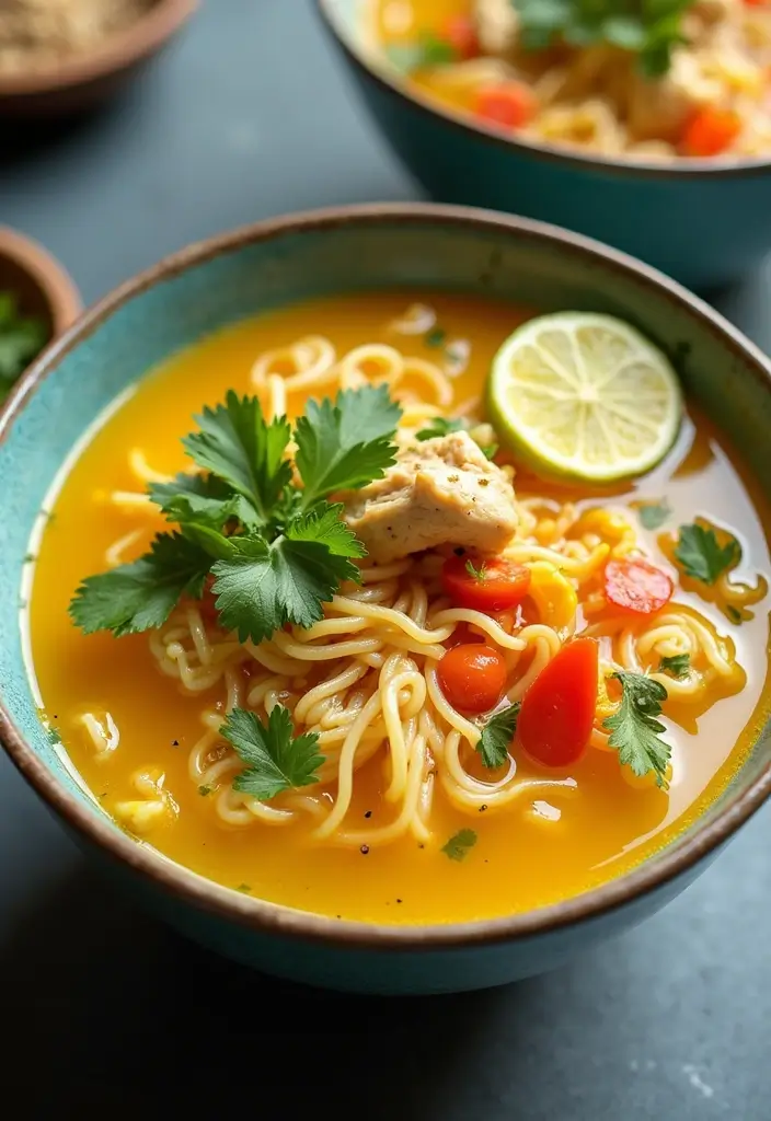 29 Asian Chicken Noodle Soup Recipes That Warm the Soul - 6. Chinese Lemon Chicken Noodle Soup