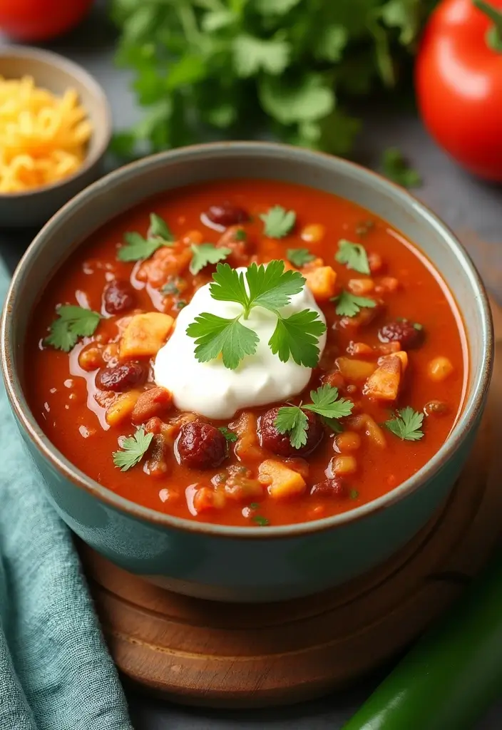 29 Easy Chicken Soup Recipes That Are Nourishing & Cozy - 14. Chicken Chilli Soup