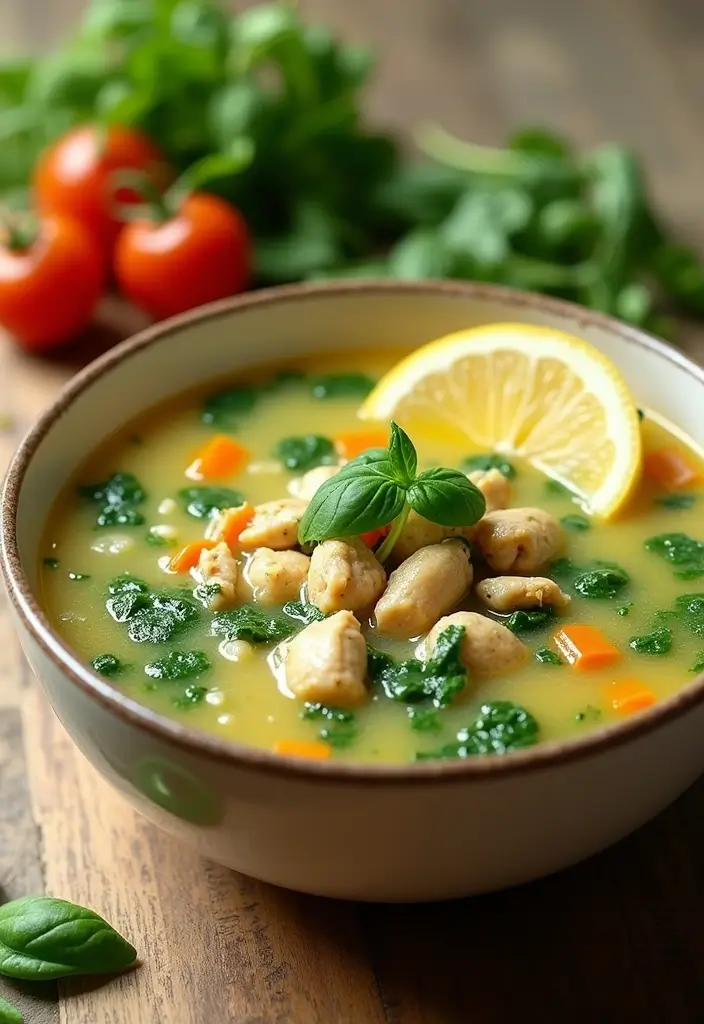 29 Easy Chicken Soup Recipes That Are Nourishing & Cozy - 18. Chicken and Spinach Soup