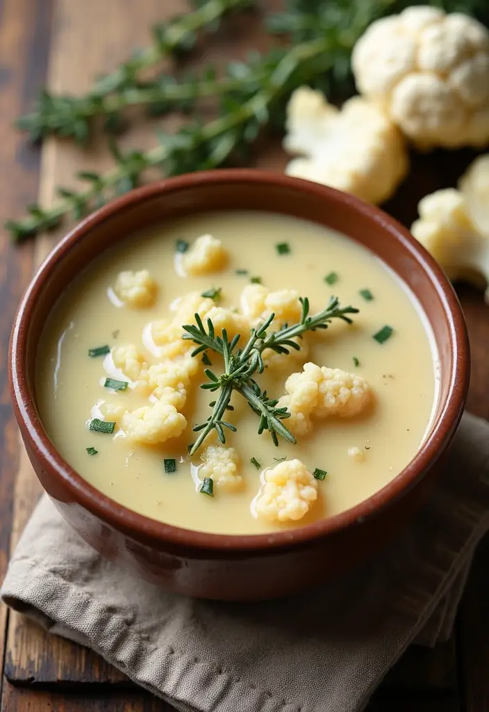 29 Easy Chicken Soup Recipes That Are Nourishing & Cozy - 22. Chicken and Cauliflower Soup