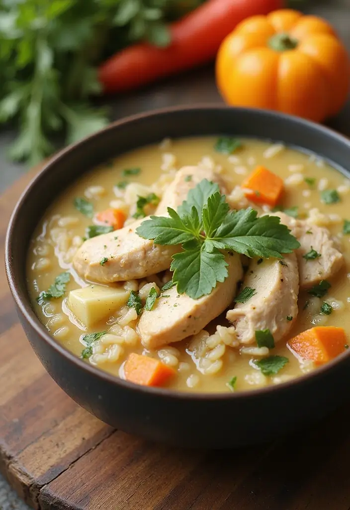 29 Easy Chicken Soup Recipes That Are Nourishing & Cozy - 23. Chicken and Rice Soup