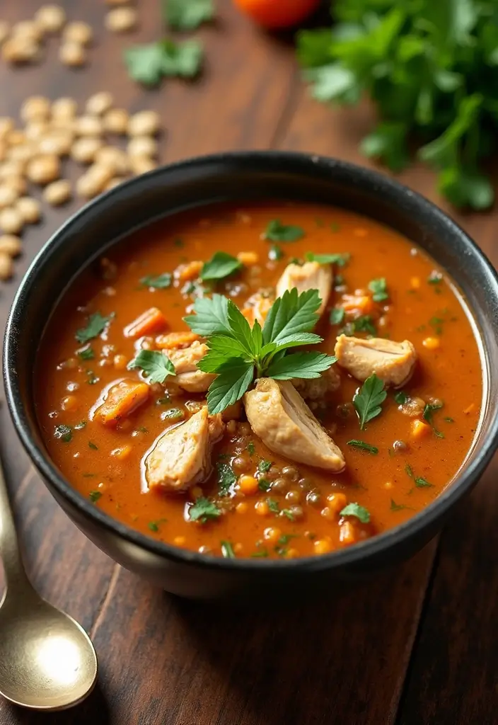 29 Easy Chicken Soup Recipes That Are Nourishing & Cozy - 26. Chicken and Lentil Soup