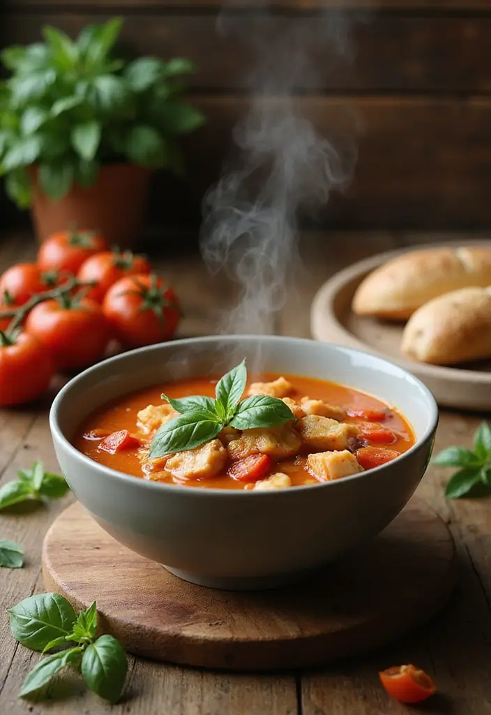 29 Easy Chicken Soup Recipes That Are Nourishing & Cozy - 27. Chicken and Tomato Soup