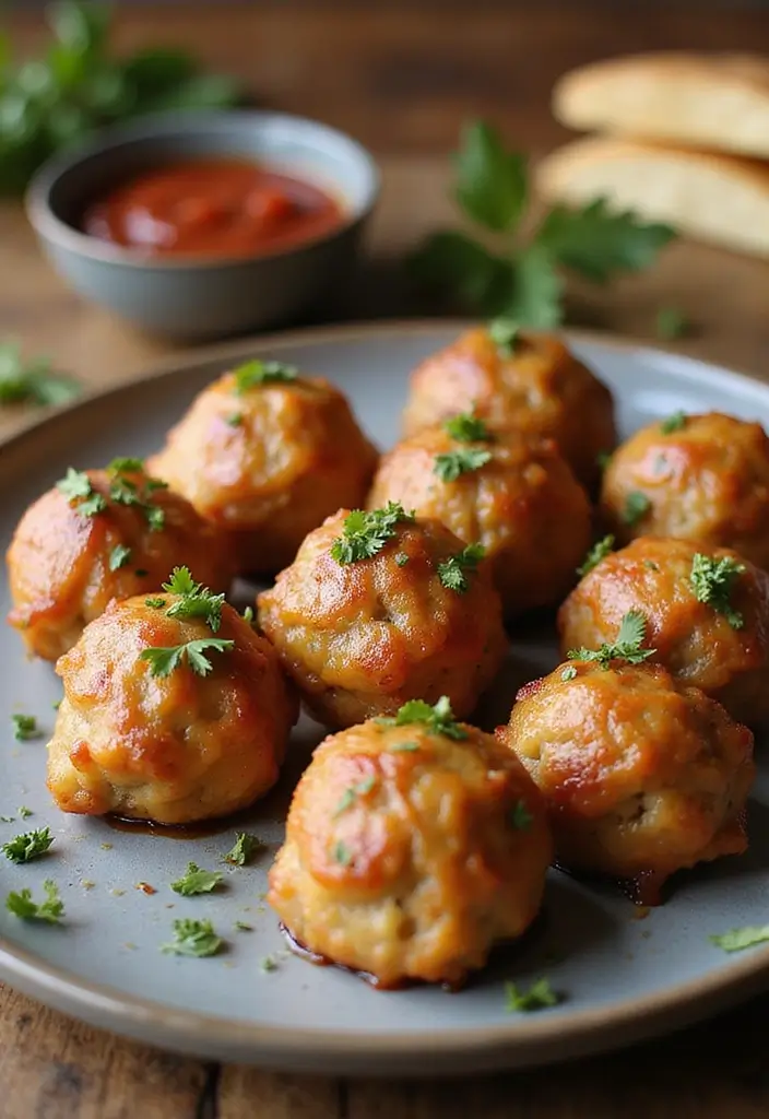 29 French Onion Chicken Crockpot Recipes That Are Easy Comfort - 19. French Onion Chicken Meatballs