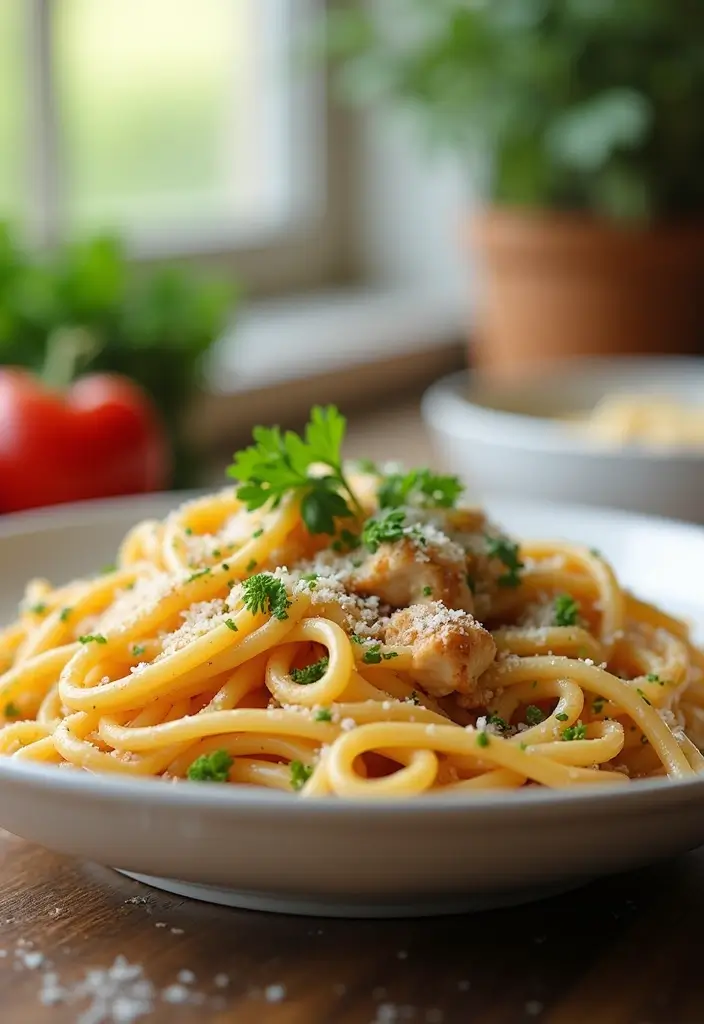 29 French Onion Chicken Crockpot Recipes That Are Easy Comfort - 2. French Onion Chicken Pasta