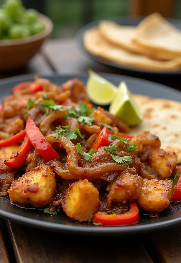 29 French Onion Chicken Crockpot Recipes That Are Easy Comfort - 28. French Onion Chicken Fajitas