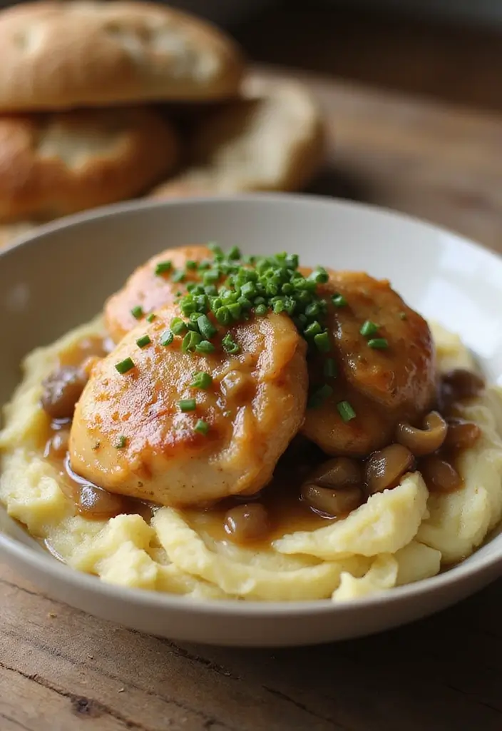 29 French Onion Chicken Crockpot Recipes That Are Easy Comfort - 3. Creamy French Onion Chicken