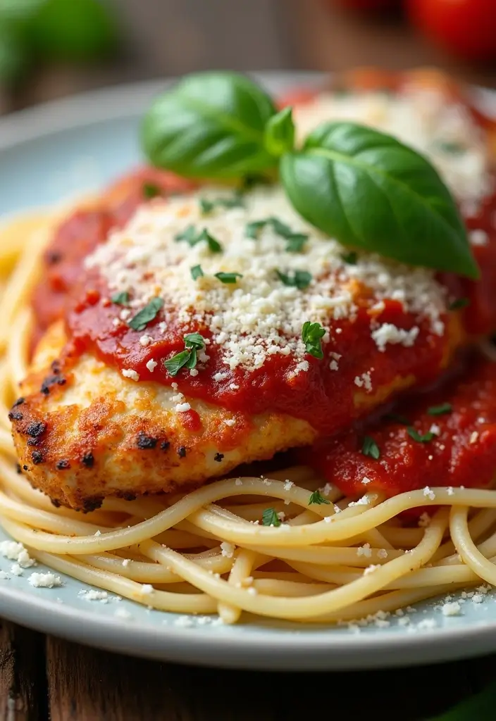 29 Frozen Chicken Breast Crockpot Recipes That Cook Themselves - 13. Chicken Parmesan