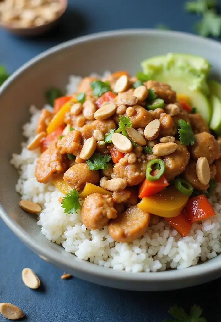 29 Frozen Chicken Breast Crockpot Recipes That Cook Themselves - 14. Peanut Chicken Stir-Fry