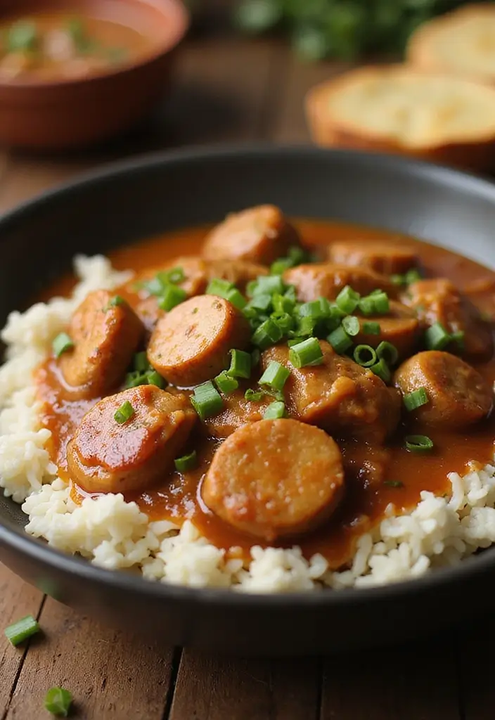 29 Frozen Chicken Breast Crockpot Recipes That Cook Themselves - 20. Chicken and Sausage Gumbo