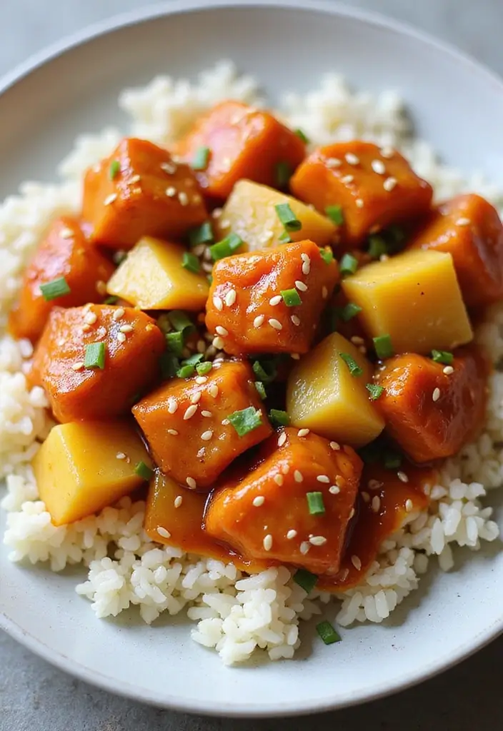 29 Frozen Chicken Breast Crockpot Recipes That Cook Themselves - 5. Sweet and Sour Chicken