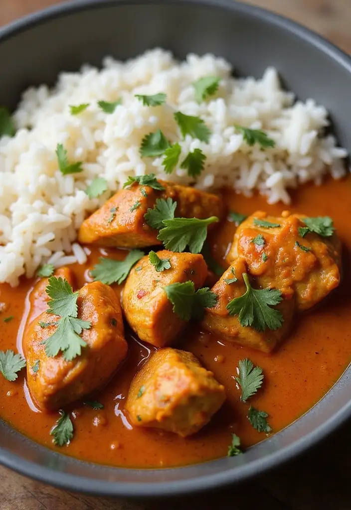 29 Frozen Chicken Breast Crockpot Recipes That Cook Themselves - 8. Chicken Tikka Masala