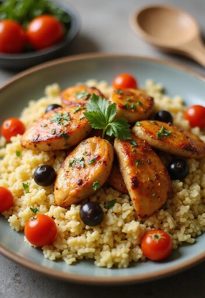 29 Frozen Chicken Breast Crockpot Recipes That Cook Themselves - 9. Mediterranean Chicken