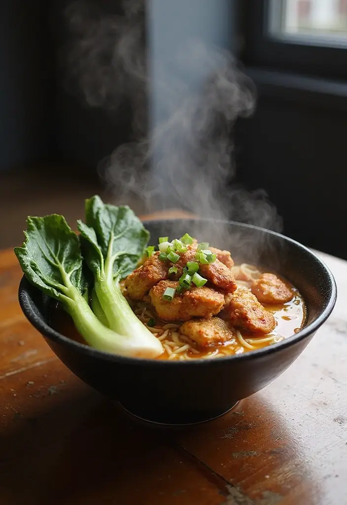 29 Salt and Pepper Chicken Recipes That Are Crispy & Addictive - 14. Salt and Pepper Chicken Ramen