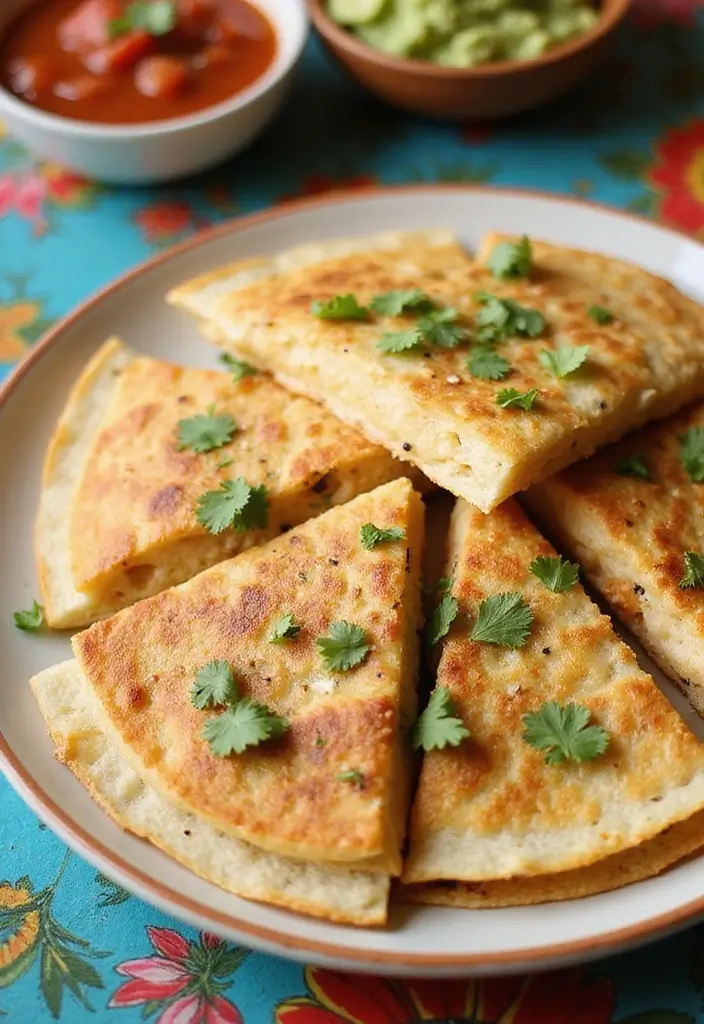 29 Salt and Pepper Chicken Recipes That Are Crispy & Addictive - 16. Salt and Pepper Chicken Quesadillas