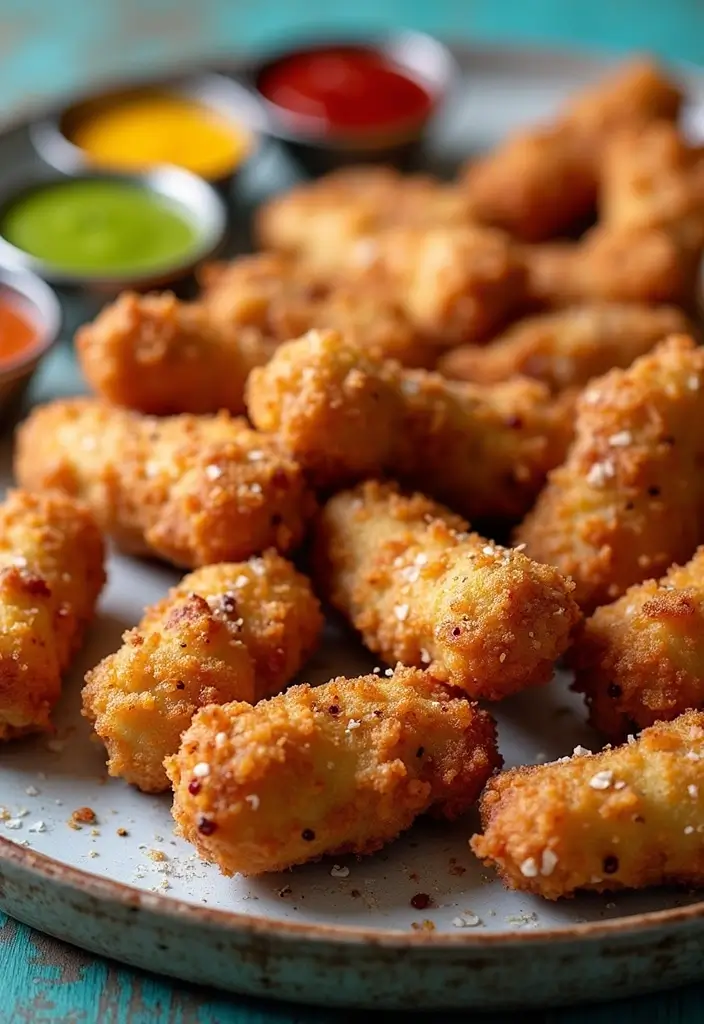 29 Salt and Pepper Chicken Recipes That Are Crispy & Addictive - 17. Salt and Pepper Chicken Poppers