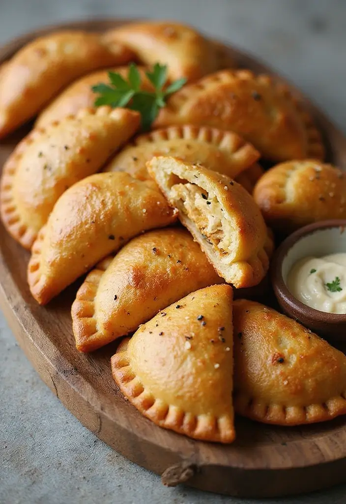 29 Salt and Pepper Chicken Recipes That Are Crispy & Addictive - 19. Salt and Pepper Chicken Empanadas