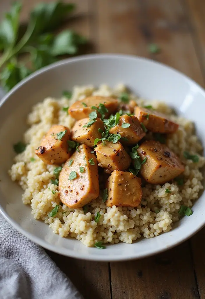 29 Salt and Pepper Chicken Recipes That Are Crispy & Addictive - 26. Salt and Pepper Chicken with Quinoa
