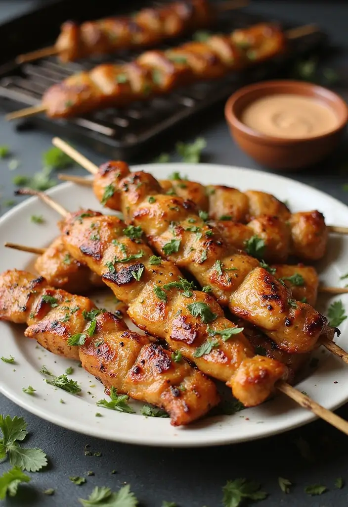 29 Salt and Pepper Chicken Recipes That Are Crispy & Addictive - 8. Salt and Pepper Chicken Skewers