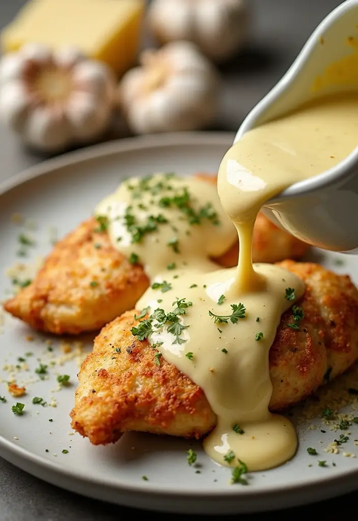 29 Sauce Recipes for Chicken That Work with Any Cut - 2. Creamy Garlic Parmesan Sauce