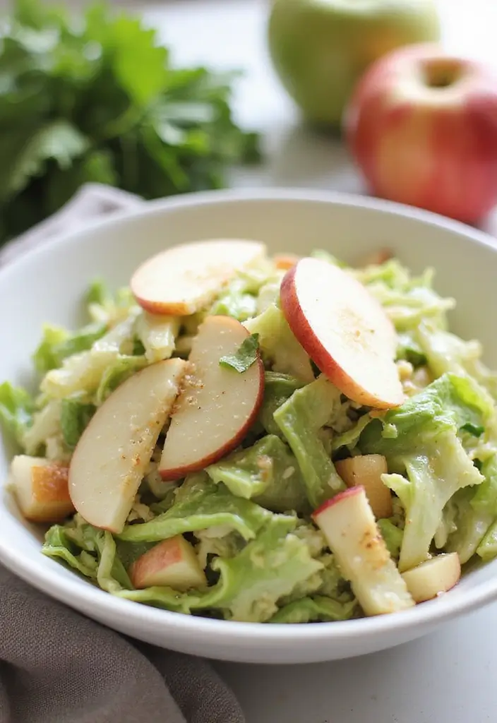 29 Sides for Roasted Chicken That Add Warm Flavor - 13. Cabbage Slaw with Apple Cider Vinaigrette