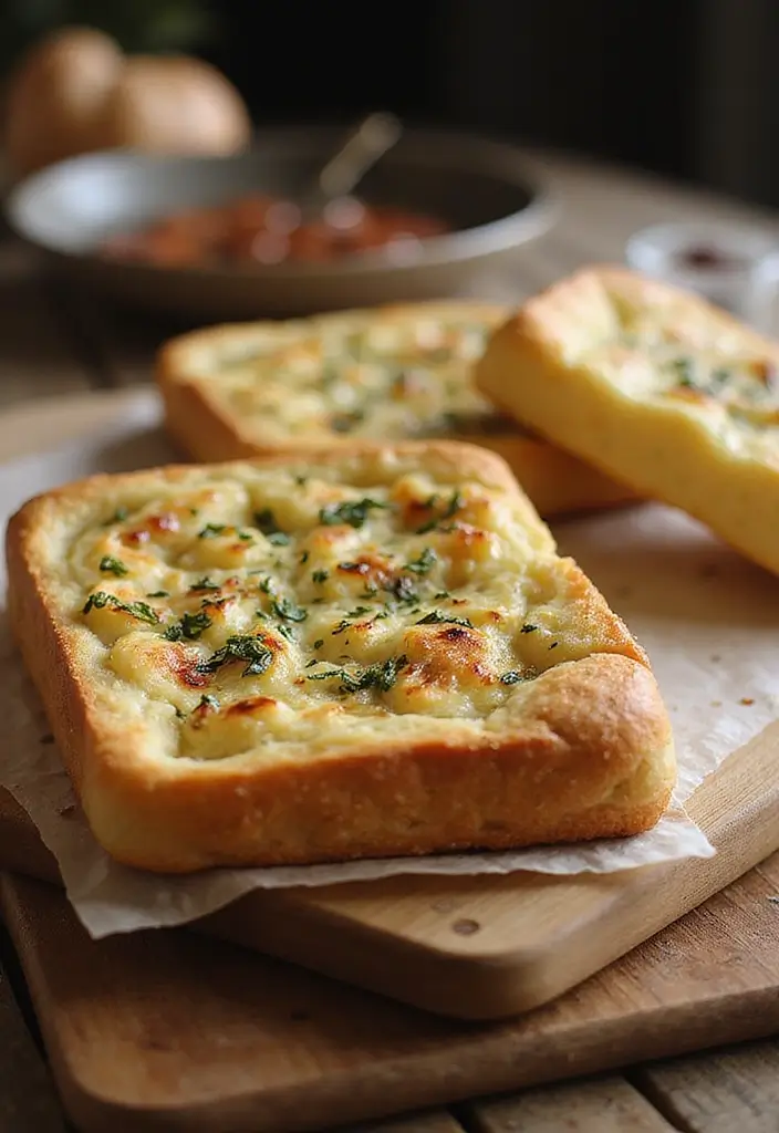 29 Sides for Roasted Chicken That Add Warm Flavor - 21. Roasted Garlic and Herb Focaccia