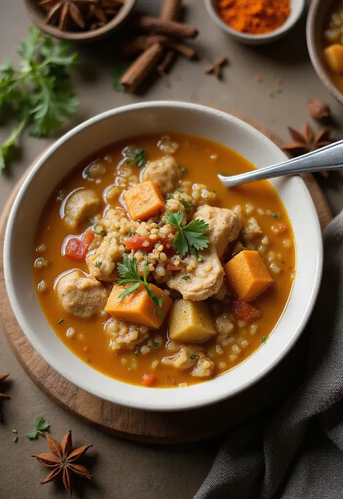 29 Wild Rice and Chicken Soup Recipes That Are Creamy & Hearty - 25. Smoky Wild Rice and Chicken Soup