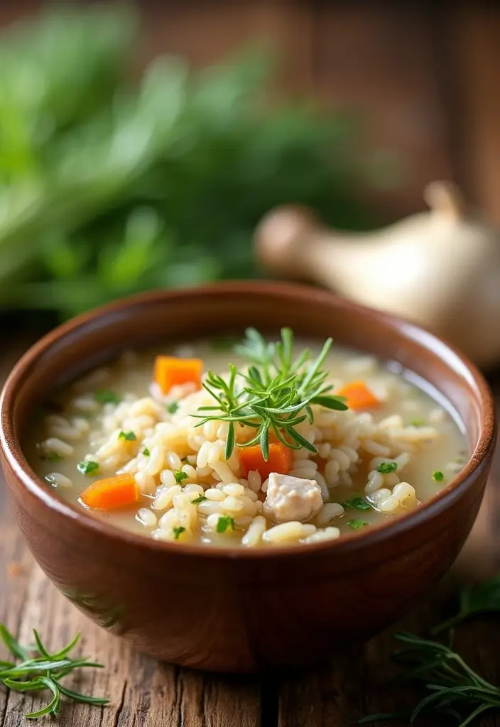 29 Wild Rice and Chicken Soup Recipes That Are Creamy & Hearty - 27. Wild Rice and Chicken Soup with Fennel