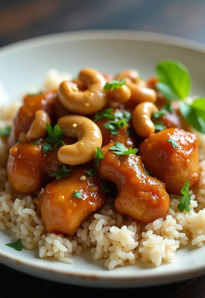 30 Chicken Adobo Filipino Authentic Recipes That Are Full of Flavor - 13. Adobo with Cashews