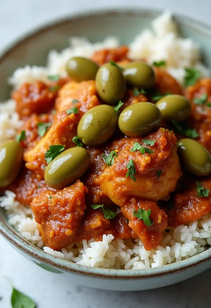 30 Chicken Adobo Filipino Authentic Recipes That Are Full of Flavor - 17. Adobo with Green Olives