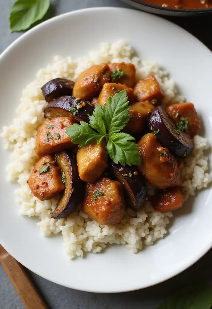 30 Chicken Adobo Filipino Authentic Recipes That Are Full of Flavor - 18. Adobo with Eggplant