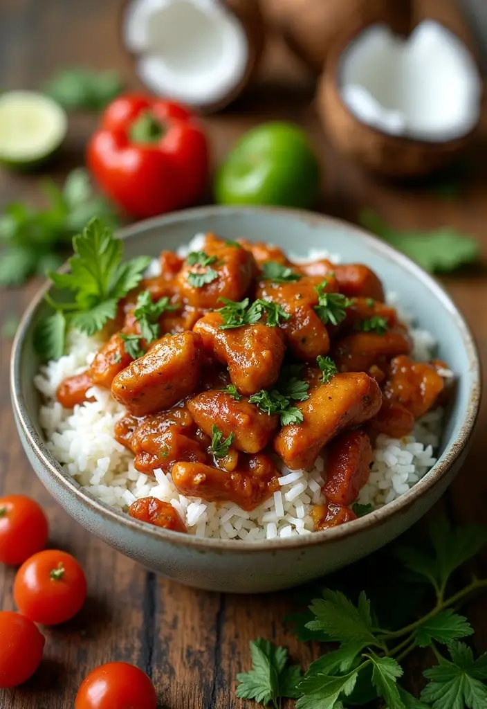 30 Chicken Adobo Filipino Authentic Recipes That Are Full of Flavor - 2. Coconut Chicken Adobo