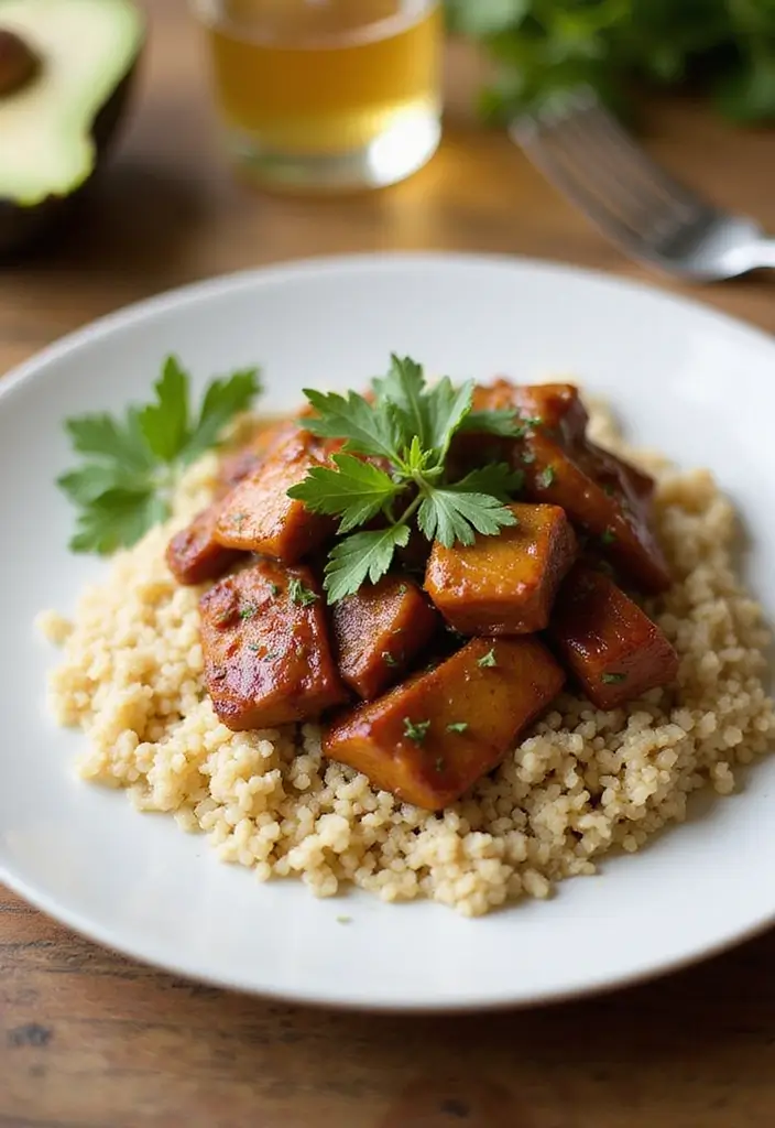 30 Chicken Adobo Filipino Authentic Recipes That Are Full of Flavor - 8. Adobo with Quinoa