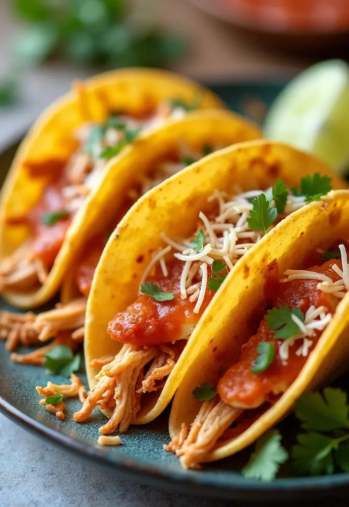 30 Chicken Parm Crockpot Recipes That Are Saucy & Melty - 19. Chicken Parm Tacos