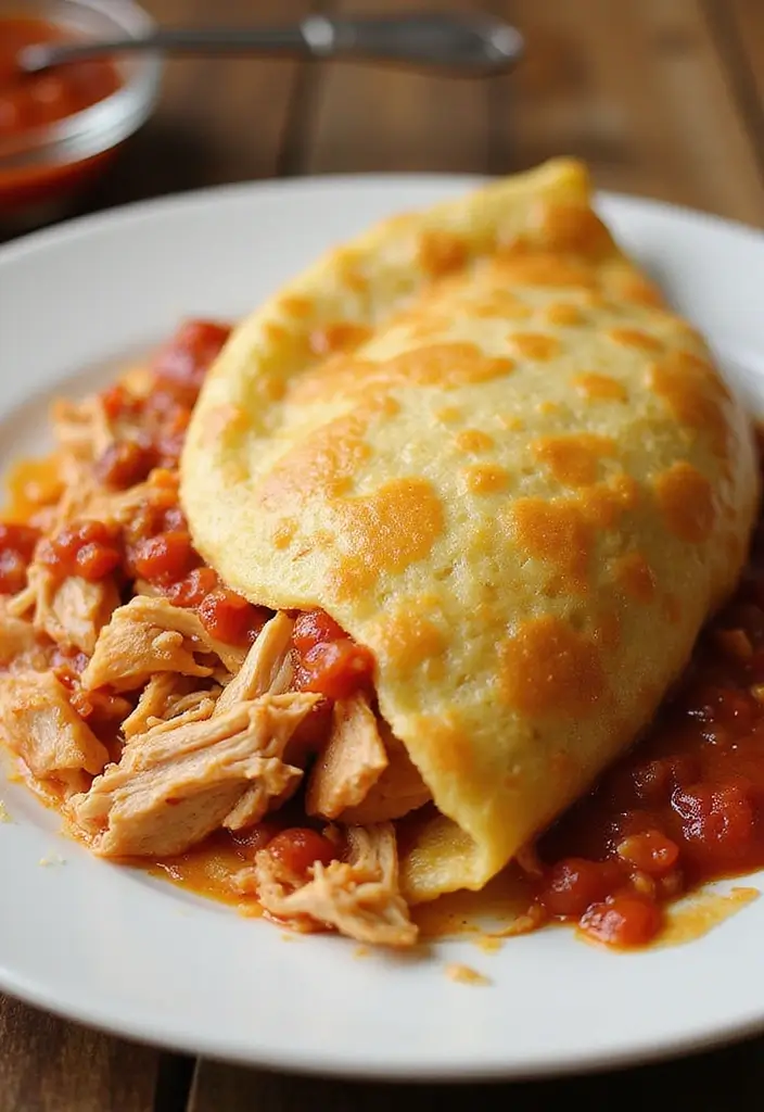 30 Chicken Parm Crockpot Recipes That Are Saucy & Melty - 20. Chicken Parm Omelet