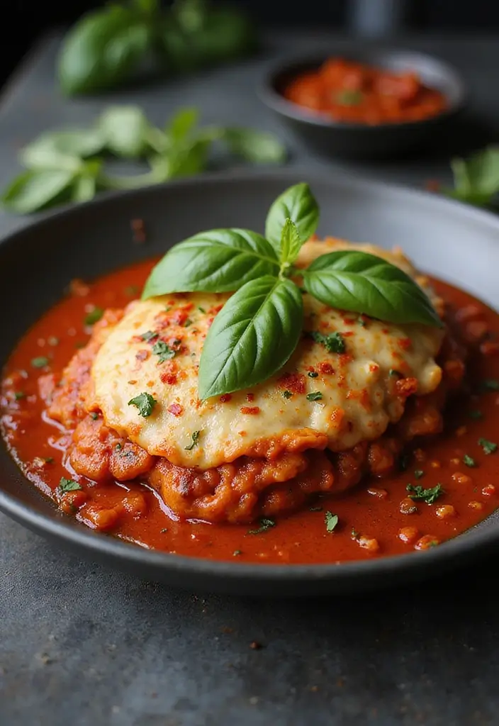 30 Chicken Parm Crockpot Recipes That Are Saucy & Melty - 3. Spicy Chicken Parm