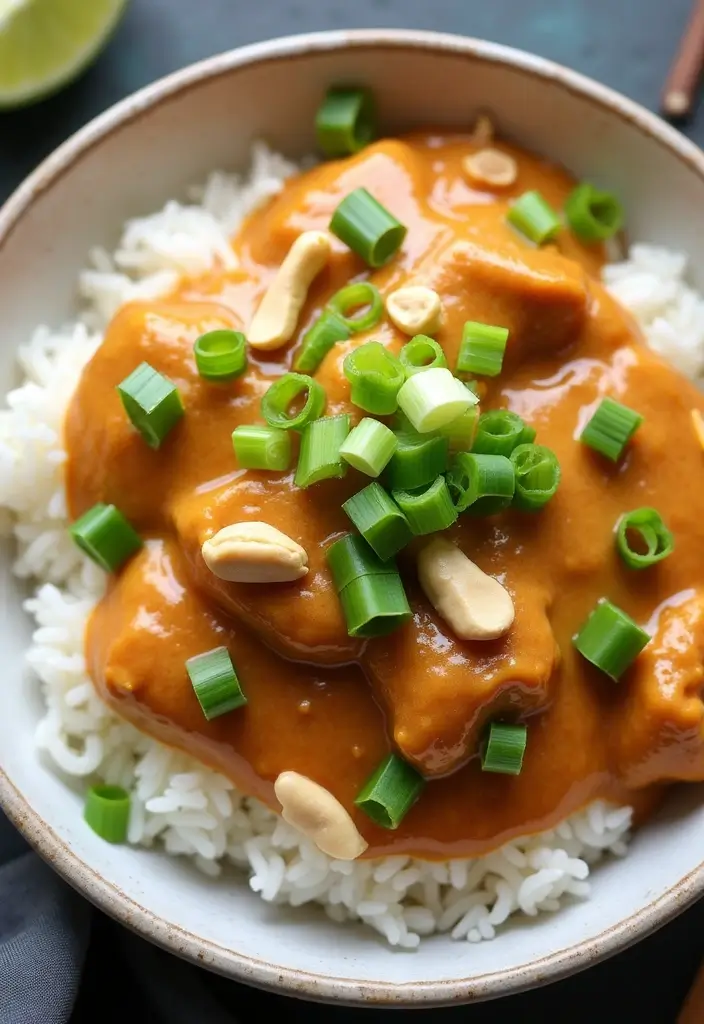 30 Chicken and Gravy Instant Pot Recipes That Save Time - 19. Peanut Butter Chicken Gravy