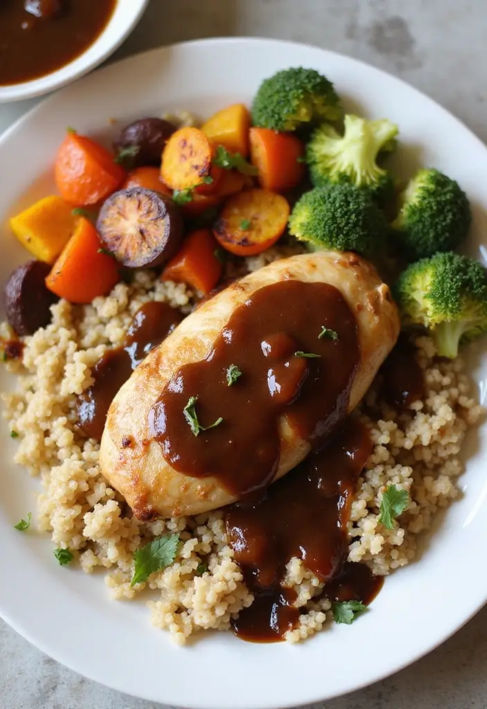 30 Chicken and Gravy Instant Pot Recipes That Save Time - 21. Balsamic Chicken Gravy