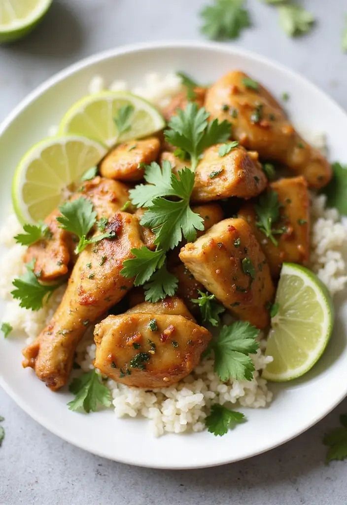 30 Chicken and Gravy Instant Pot Recipes That Save Time - 22. Cilantro Lime Chicken Gravy