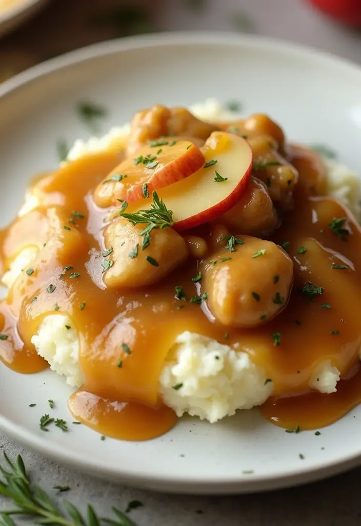 30 Chicken and Gravy Instant Pot Recipes That Save Time - 27. Apple Cider Chicken Gravy