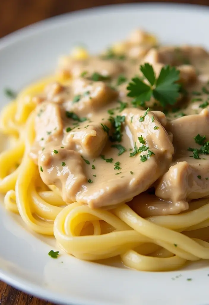 30 Chicken and Gravy Instant Pot Recipes That Save Time - 5. Chicken Stroganoff with Gravy