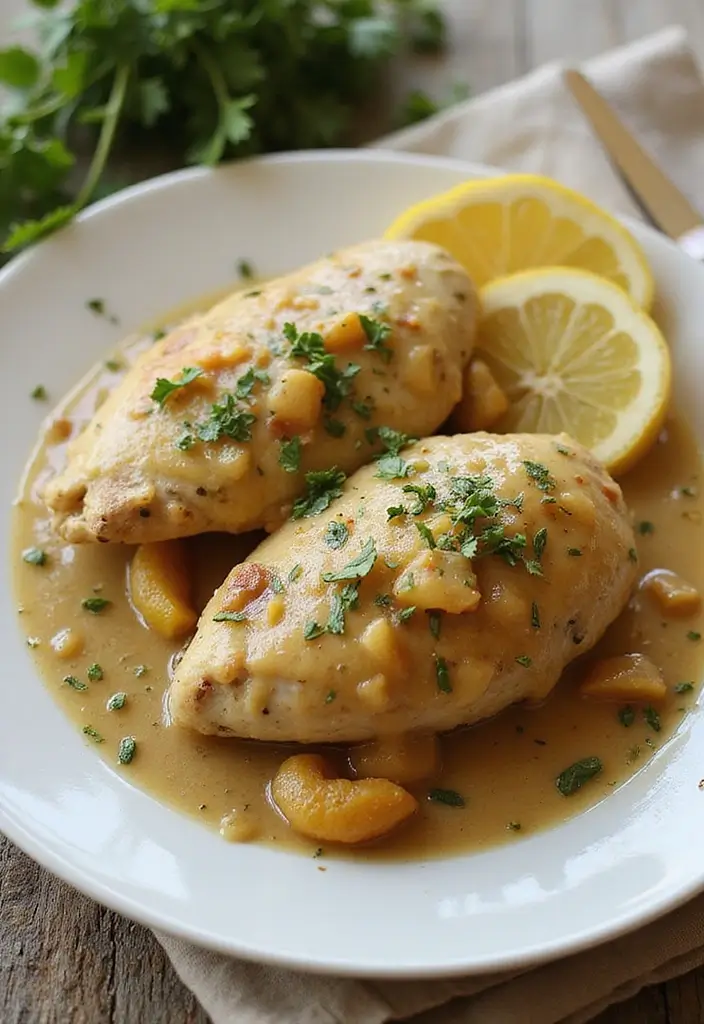 30 Chicken and Gravy Instant Pot Recipes That Save Time - 7. Lemon Herb Chicken Gravy