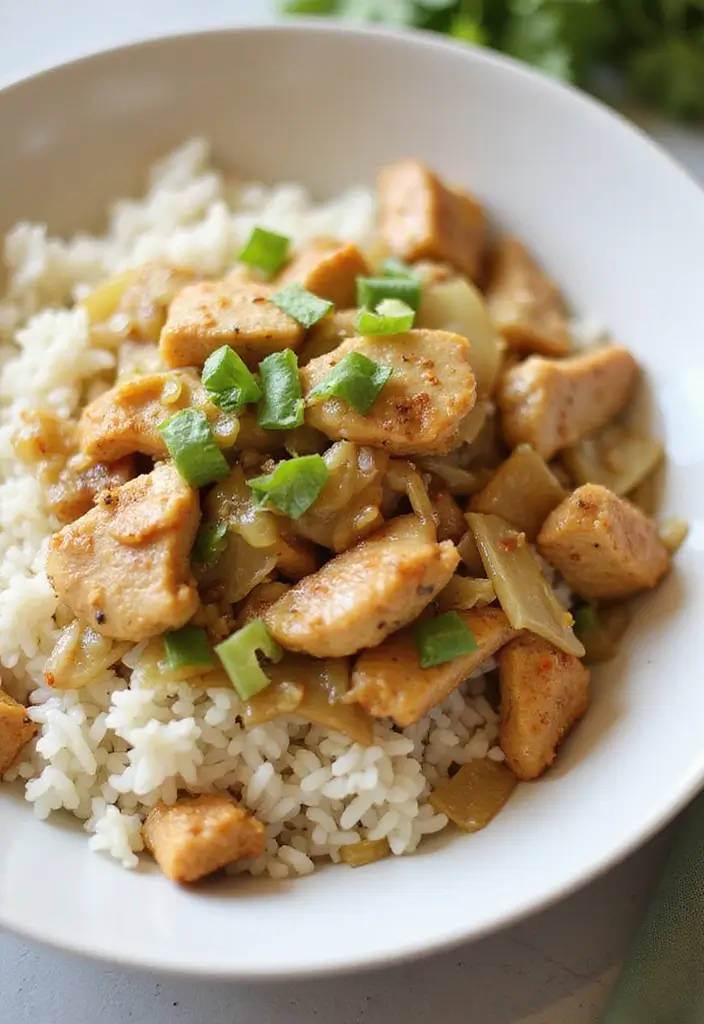 30 Chicken and Rice Aesthetic Bowls That Are Healthy & Gorgeous - 30. Chicken and Cabbage Rice Bowl