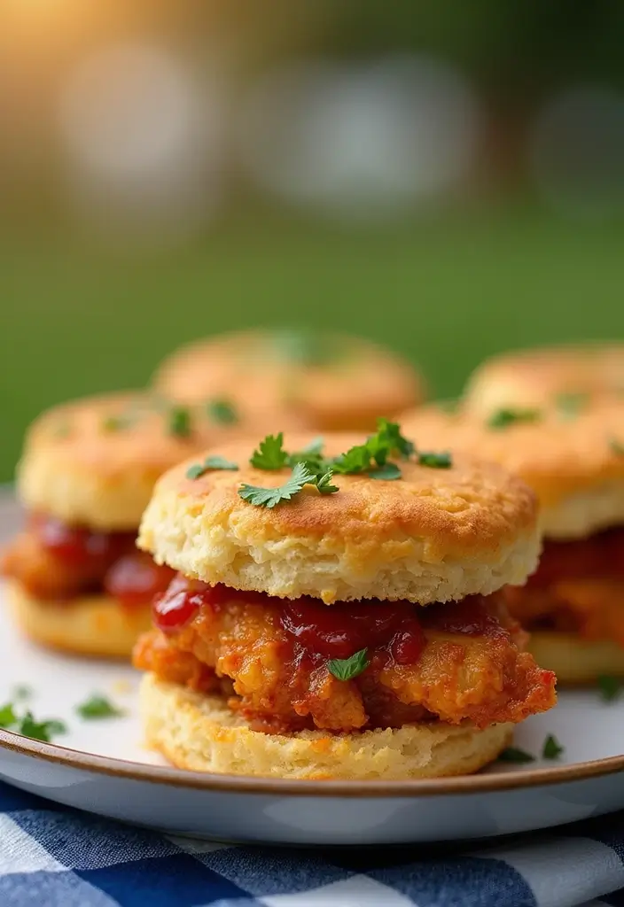 30 Creamed Chicken Over Biscuits Recipes That Feel Southern Classic - 11. BBQ Chicken Biscuits