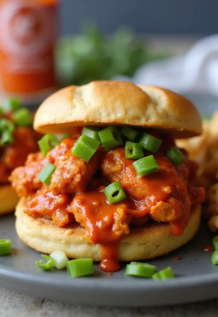 30 Creamed Chicken Over Biscuits Recipes That Feel Southern Classic - 19. Sriracha Chicken and Biscuits